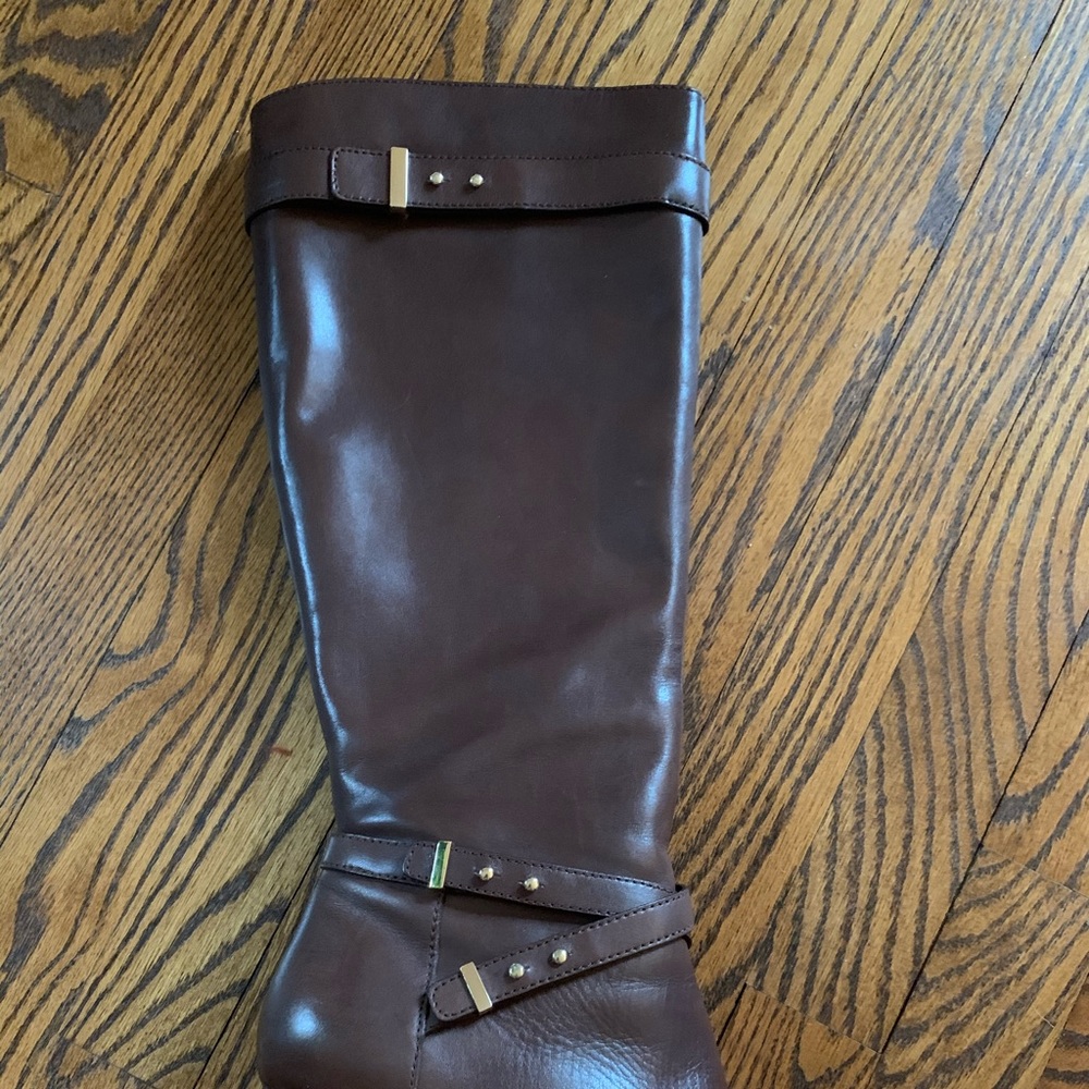 Cole Haan Chestnut Cara Tall Boot 9.5 w/ Nike Air - Picture 2 of 7